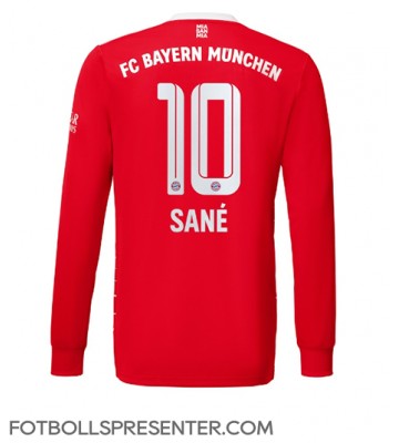 Bayern Munich Leroy Sane #10 Hemma Matchtröja 2022-23 Långärmad